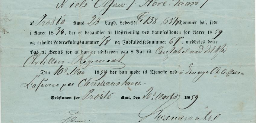 Niels Olsens medalje, 1864