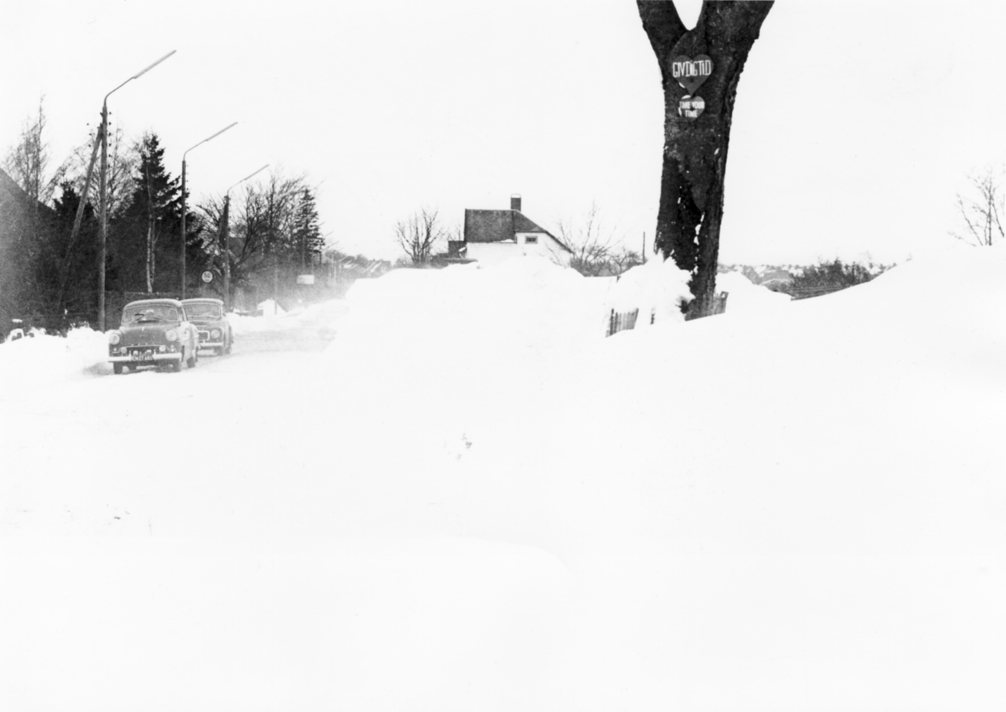 Moltkesvej i Haslev 1966