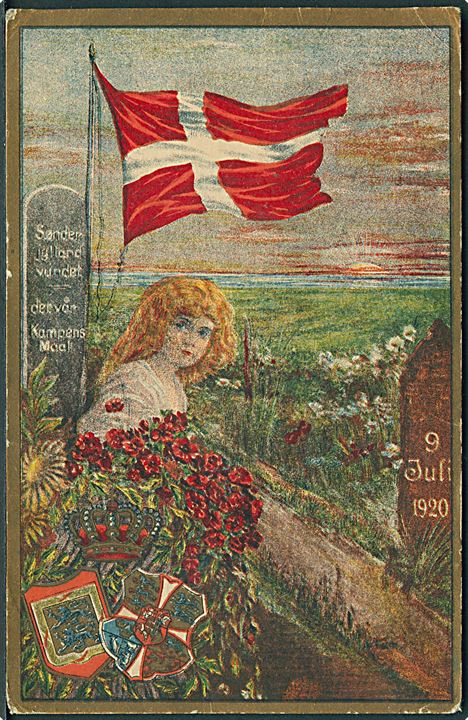 Postkort 9. juli 1920